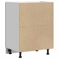 Шкаф за мивка, Lucca, кафяв дъб, инженерно дърво