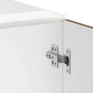 Шкаф за мивка, Lucca, кафяв дъб, инженерно дърво