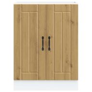 Шкаф за мивка, Lucca, дъб артизан, инженерно дърво