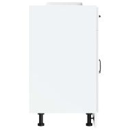 Кухненски шкаф Lucca, бял гланц, инженерно дърв