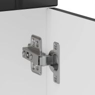 Кухненски шкаф Lucca Черно инженерно дърво