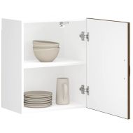 Кухненски стенен шкаф Lucca, кафяв дъб, инженерно дърво