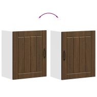 Кухненски стенен шкаф Lucca, кафяв дъб, инженерно дърво