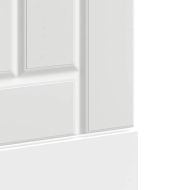 Панел за миялна машина, Lucca, бял, инженерно дърво