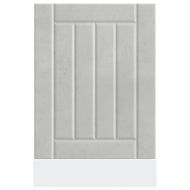 Панел за миялна машина, Lucca, бетонно сив, инженерно дърво