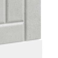 Панел за миялна машина, Lucca, бетонно сив, инженерно дърво