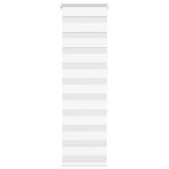 Зеброва щора бял 40x150 см ширина на плата 35,9 см полиестер