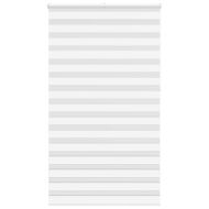 Зеброва щора бял 130x230 см ширина на плата 125,9 см полиестер