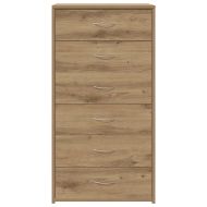 Шкаф с 6 чекмеджета Artisan Oak 50x34x96 cm Инженерна дървесина