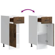 Кухненски шкаф Porto, опушен дъб, инженерно дърво