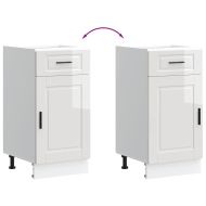 Кухненски шкаф Porto, бял гланц, инженерно дърво