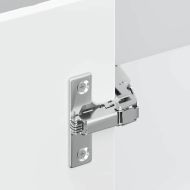 Кухненски ъглов шкаф Lucca, бял гланц, инженерно дърво