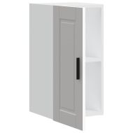 Кухненски стенен шкаф Porto, бял, инженерно дърво