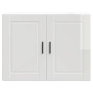 Кухненски стенен шкаф Porto, бял гланц, инженерно дърво