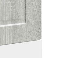 Панел за съдомиялна машина, Porto, сив сонома, инженерно дърво