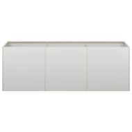 Кашпа, 120x40x40 см, неръждаема стомана