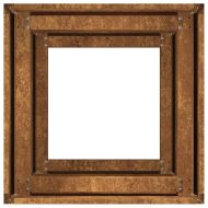 Кашпа, ръждива, 40x40x80 см, патинираща стомана