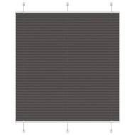 Плисирана щора черна 115x150 cm Ширина на плата 114,4 cm