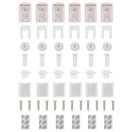 Плисирана щора черна 105x100 cm Ширина на плата 104,4 cm