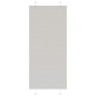 Плисирана щора Светло сиво 100x200 cm Ширина на плата 99,4 cm