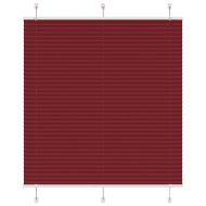 Плисирана щора Бордо червено 120x150 cm Ширина на плата 119,4cm