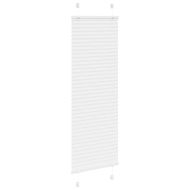 Плисирана щора Бяла 40x150 cm Ширина на плата 39,4 cm Полиестер