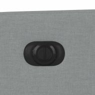 Електрически наклоняем стол, светлосив, текстил