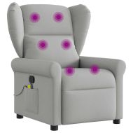 Масажен стол за лежанка Cloud Grey Fabric
