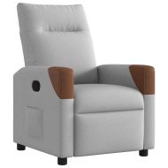 Recliner Chair Cloud Grey Fabric