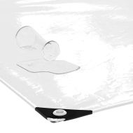 Прозрачен брезент с капси 4x4 m PVC