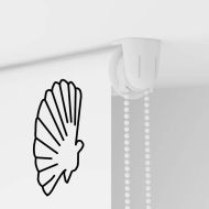 Ролетна щора за баня 100x240 см Ширина на плата 96 см