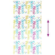 Душ ролетна щора 130x240 см Ширина на плата 126 см