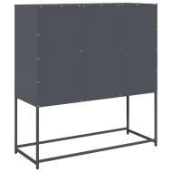 Бюфет, антрацит, 100,5x39x107 см, студеновалцувана стомана