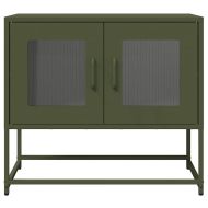 ТВ шкаф маслиненозелен 68x39x60,5 cm Студено валцувана стомана