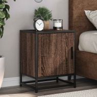 Нощни шкафчета 2 бр. кафяв дъб 40x31x50 cm