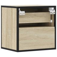 Стенно нощно шкафче Sonoma Oak 40x31x39,5 cm