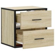 Стенно нощно шкафче Sonoma Oak 40x31x39,5 cm