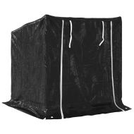 vidaxL Стойка за дърва за огрев с дъждобран, 100,5x80,5x110,5 см