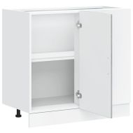 Долен шкаф за мивка "Lyon" сив, инженерно дърво сонома