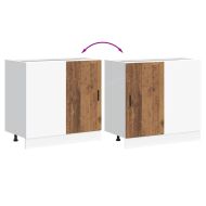 Долен шкаф за мивка "Lyon" Старо дърво Инженерно дърво