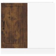 Долен кухненски шкаф, Lucca, опушен дъб, инженерно дърво