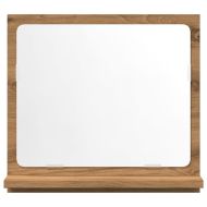 Огледален шкаф за баня 40x11x37 cm Инженерна дървесина