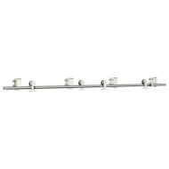 Механизъм за плъзгаща врата 200 см неръждаема стомана сребрист