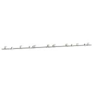 Механизъм за плъзгаща врата 400 см неръждаема стомана сребрист