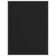 Изтривалка, черна, 90x120 см
