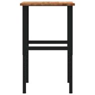 Работна маса светлокафява Дъб от масивна дървесина