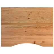 Работна маса светлокафява Дъб от масивна дървесина