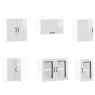 Комплект кухненски шкафове от 11 части Lucca, инженерно дърво