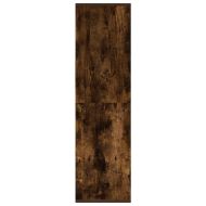 Библиотека, опушен дъб, 34x31x112 см, инженерно дърво