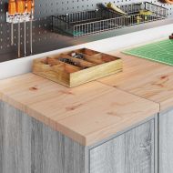 гаражни шкафове, 2 бр, сив сонома, инженерно дърво